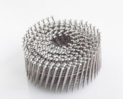 Flat Head / Oval Head Stainless Steel Coil Nails For Roofing And Siding