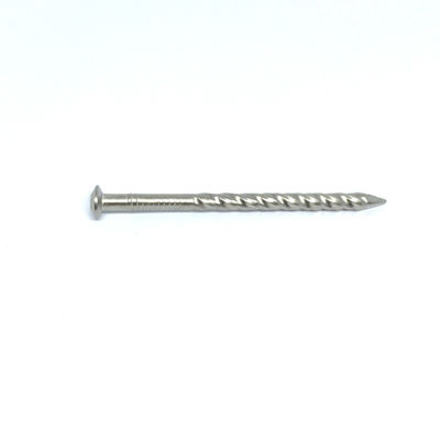 ناخن های ساخته شده از الوار 2.8X50mm از جنس استنلس استیل با پیچ و تاب
