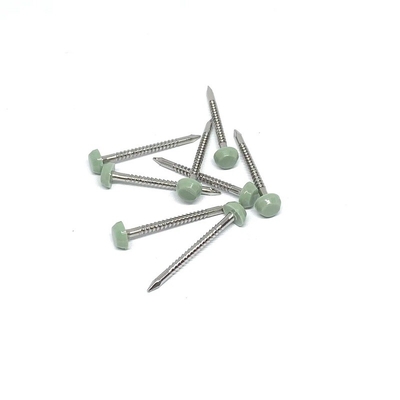 میخ های سر پلاستیکی ساقه حلقه ای فولاد ضد زنگ A2/A4 2.0x30mm