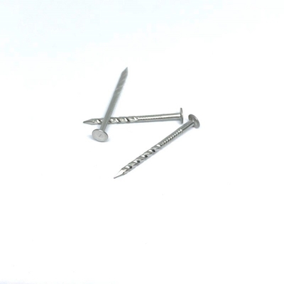 محافظ ضد زنگ میخ های سر صاف Twist Shank 304 استیل ضد زنگ