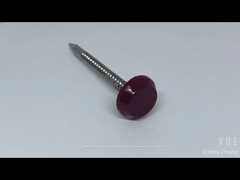 میخ با سر پلاستیکی و فولاد ضد زنگ